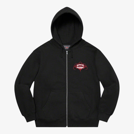 Supreme x Hysteric Glamour Zip Up Hooded Sweatshirt Black (SS21) - SOLE SERIOUSS (1)