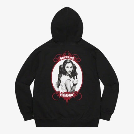 Supreme x Hysteric Glamour Zip Up Hooded Sweatshirt Black (SS21) - SOLE SERIOUSS (2)