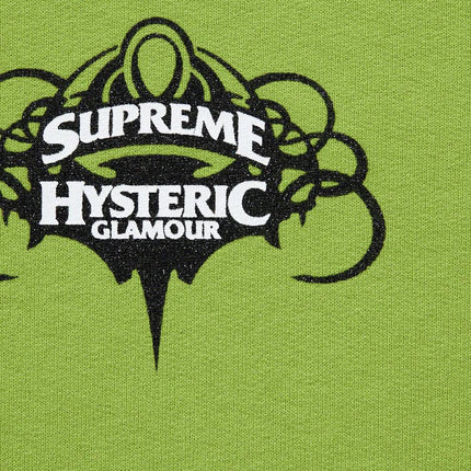 Supreme x Hysteric Glamour Zip Up Hooded Sweatshirt Lime (SS21) - SOLE SERIOUSS (3)