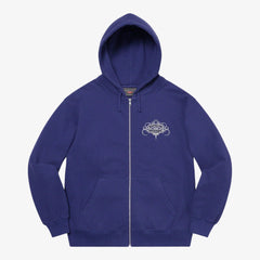 Supreme x Hysteric Glamour Zip Up Hooded Sweatshirt Washed Navy (SS21) - SOLE SERIOUSS (1)