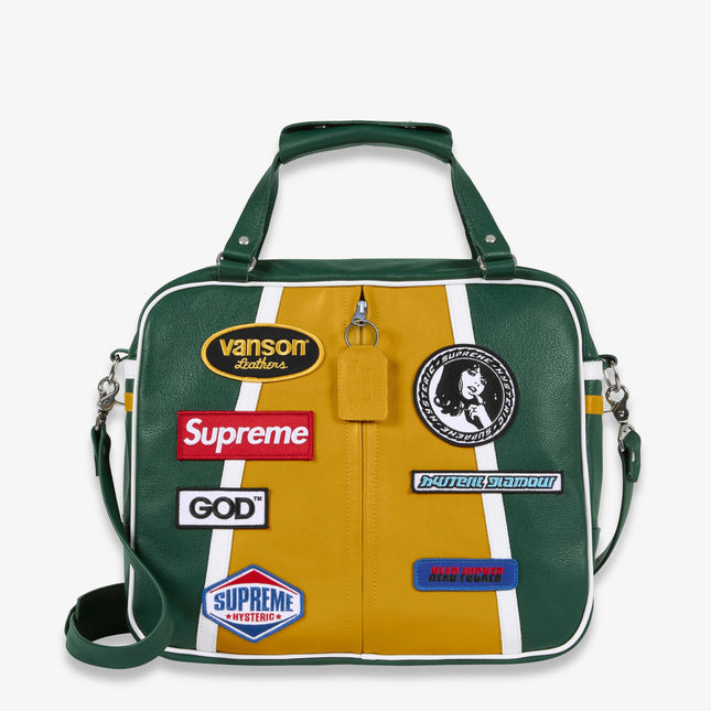 Supreme x Hysteric Glamour x Vanson Leathers Bag Green / Yellow (FW24) | SOLE SERIOUSS [1]