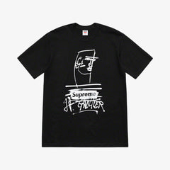 Supreme x Jean Paul Gaultier Tee Black (SS19) - SOLE SERIOUSS (1)