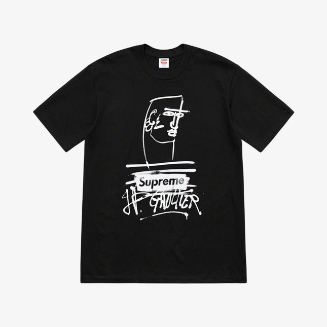 Supreme x Jean Paul Gaultier Tee Black (SS19) - SOLE SERIOUSS (1)