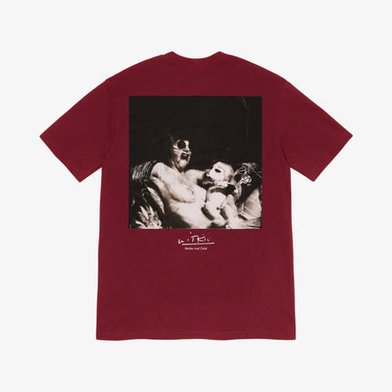 Supreme x Joel-Peter Witkin Tee 'Mother and Child' Burgundy (FW20) - SOLE SERIOUSS (2)