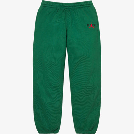 Supreme x Jordan Sweatpant Green (FW24) - SOLE SERIOUSS (1)