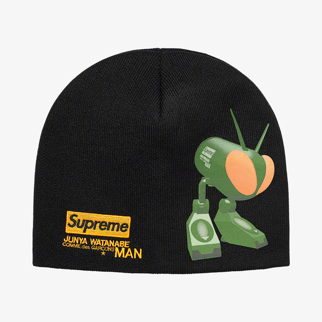 Supreme x Junya Watanabe x Comme Des Garcons CDG Beanie Black (FW21) - SOLE SERIOUSS (1)