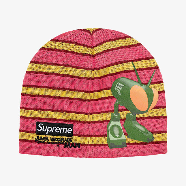 Supreme x Junya Watanabe x Comme Des Garcons CDG Beanie Red Stripe (FW21) - SOLE SERIOUSS (1)