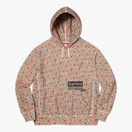 Supreme x Junya Watanabe x Comme Des Garcons CDG Hooded Sweatshirt Pink Flowers (FW21) - SOLE SERIOUSS (1)