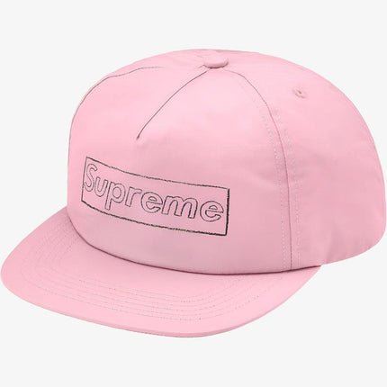 Supreme x KAWS 5-Panel 'Chalk Logo' Pink (SS21) - SOLE SERIOUSS (1)