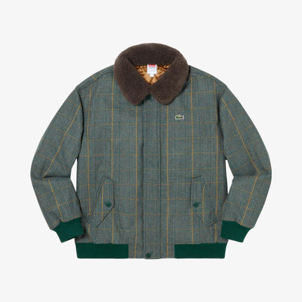 Supreme x LACOSTE Wool Bomber Jacket Plaid FW19 - SOLE SERIOUSS (1)