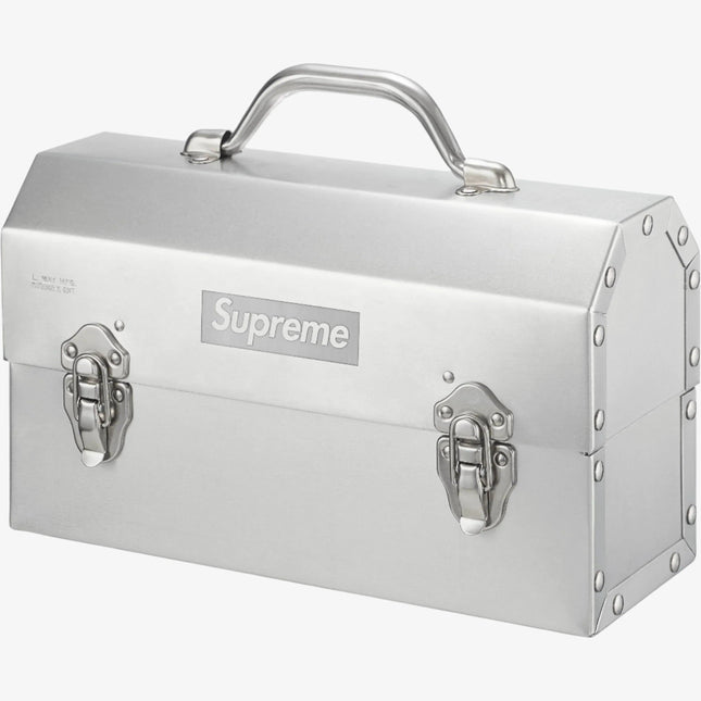 Supreme x L. May MFG Inc. Miner's Lunchbox Silver (FW24) - SOLE SERIOUSS (1)