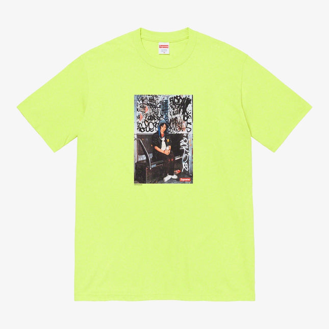 Supreme x Lady Pink Tee Neon Green FW21 - SOLE SERIOUSS (1)