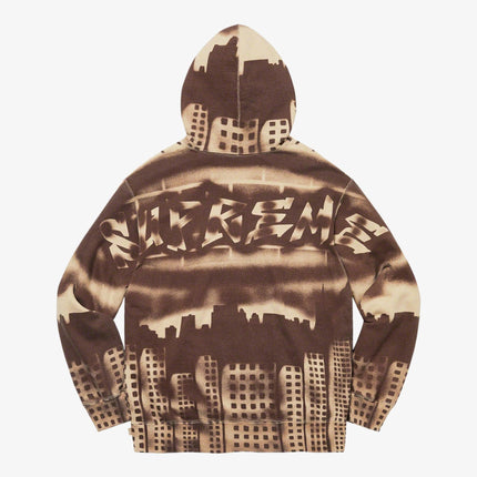 Supreme x MLB New York Yankees Hooded Sweatshirt 'Airbrush' Clay (FW21) - SOLE SERIOUSS (2)