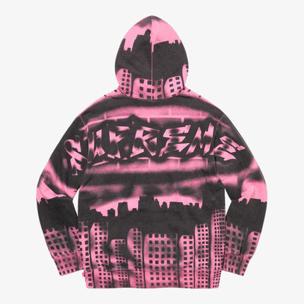 Supreme x MLB New York Yankees Hooded Sweatshirt 'Airbrush' Pink (FW21) - SOLE SERIOUSS (2)