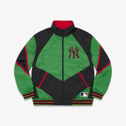 Supreme x MLB New York Yankees Track Jacket Green FW21 - SOLE SERIOUSS (1)