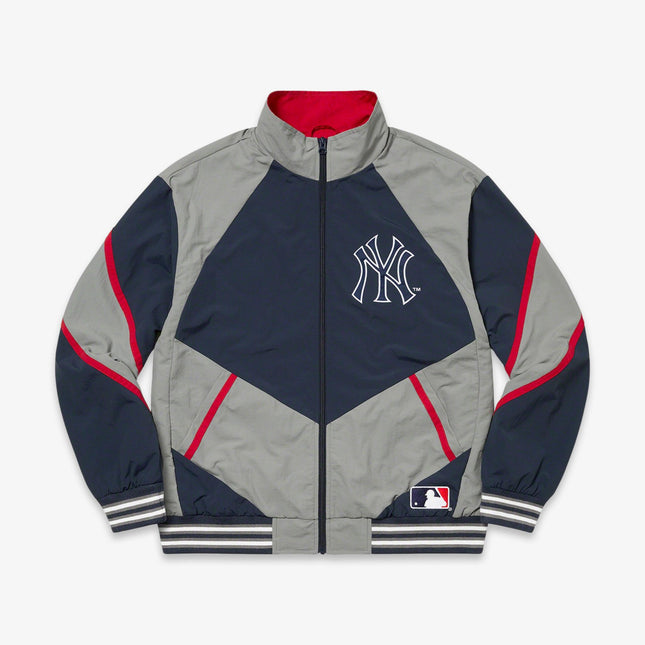 Supreme x MLB New York Yankees Track Jacket Navy (FW21) - SOLE SERIOUSS (1)