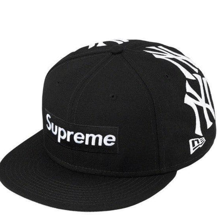 Supreme x MLB New York Yankees x New Era Fitted Hat 'Box Logo' Black FW21 - SOLE SERIOUSS (1)