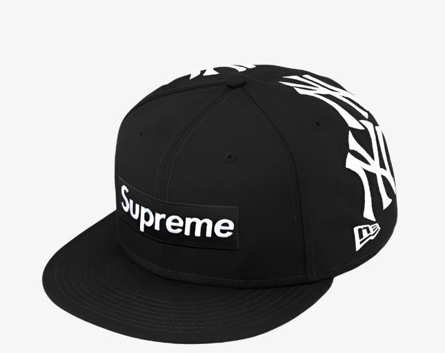 Supreme x MLB New York Yankees x New Era Fitted Hat 'Box Logo' Black (FW21) - SOLE SERIOUSS (1)