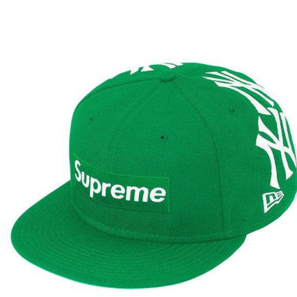 Supreme x MLB New York Yankees x New Era Fitted Hat 'Box Logo' Green FW21 - SOLE SERIOUSS (1)
