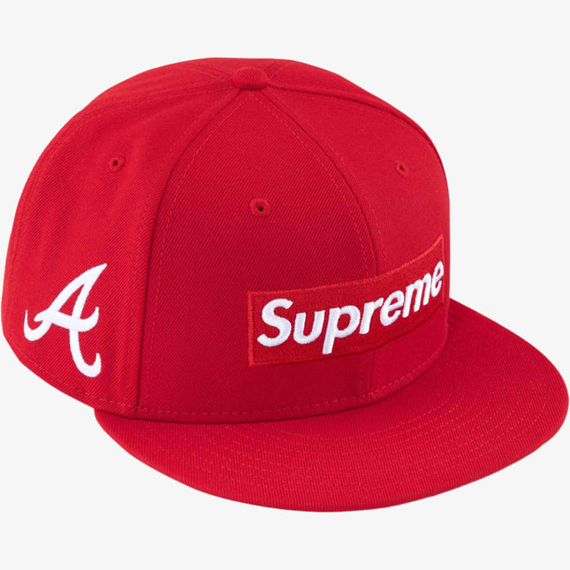 Supreme x MLB x New Era 'Atlanta Braves Box Logo' Fitted Hat Red (SS24) - SOLE SERIOUSS (1)