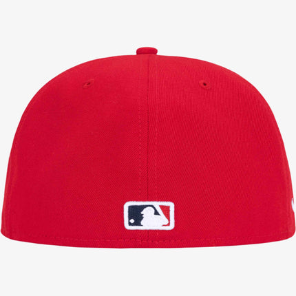 Supreme x MLB x New Era 'Atlanta Braves Box Logo' Fitted Hat Red (SS24) - SOLE SERIOUSS (2)