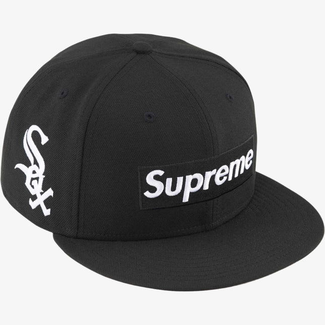 Supreme x MLB x New Era 'Chicago White Sox Box Logo' Fitted Hat Black (SS24) - SOLE SERIOUSS (1)