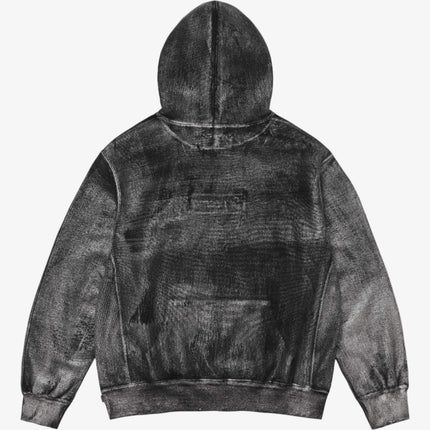 Supreme x MM6 Maison Margiela Pullover Hooded Sweatshirt Black (SS24) - SOLE SERIOUSS (2)