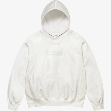 Supreme x MM6 Maison Margiela Pullover Hooded Sweatshirt White (SS24) - SOLE SERIOUSS (1)