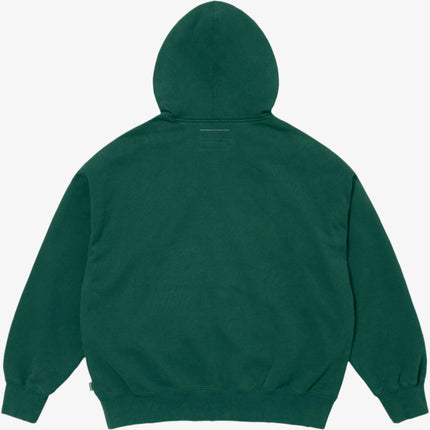 Supreme x MM6 Maison Margiela Zip-Up Hooded Sweatshirt Dark Green (SS24) - SOLE SERIOUSS (2)