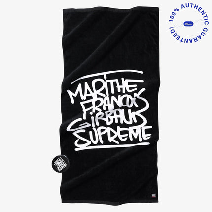 Supreme x Marithe + Francois Girbaud Compressed Towel Black (SS25) | SOLE SERIOUSS [1]