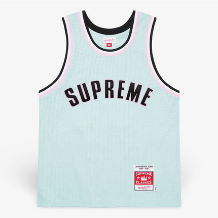 Supreme x Mitchell & Ness Basketball Jersey Light Blue (SS21) - SOLE SERIOUSS (3)