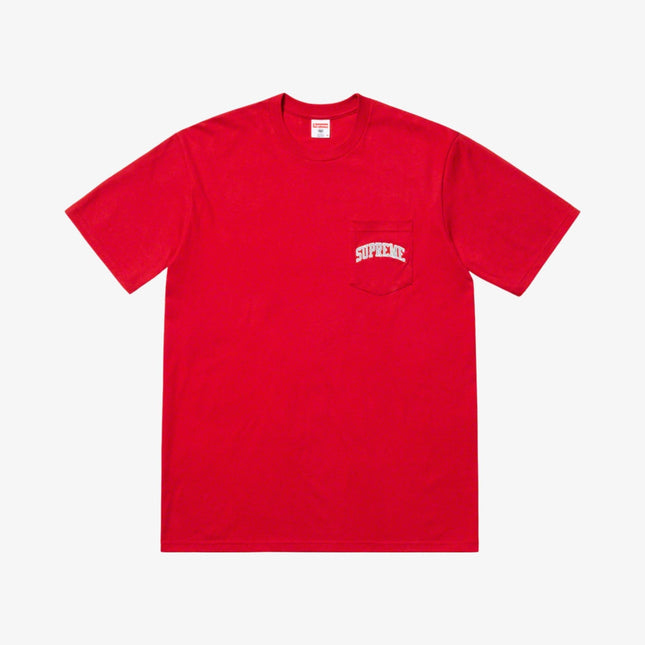 Supreme x NFL Raiders x '47 Pocket Tee Red SS19 - SOLE SERIOUSS (1)