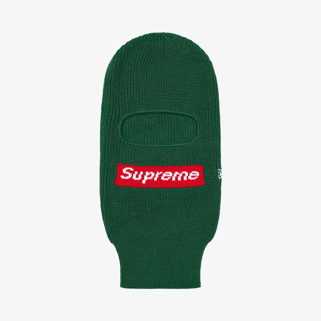 Supreme x New Era Balaclava 'Box Logo' Green FW21 - SOLE SERIOUSS (1)