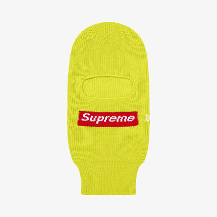 Supreme x New Era Balaclava 'Box Logo' Lime (FW21) - SOLE SERIOUSS (1)