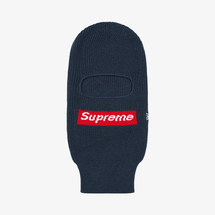 Supreme x New Era Balaclava 'Box Logo' Navy (FW21) - SOLE SERIOUSS (1)