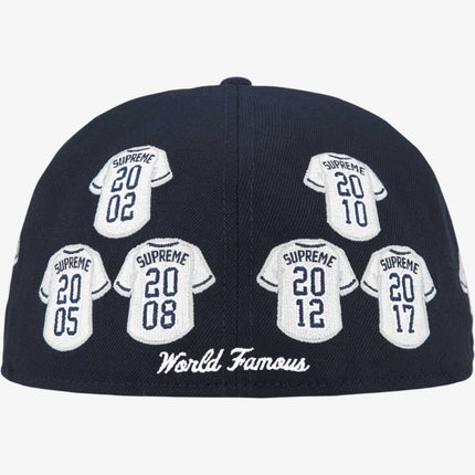 Supreme x New Era 'Baseball Jerseys Box Logo' Fitted Hat Navy (FW24) - SOLE SERIOUSS (3)