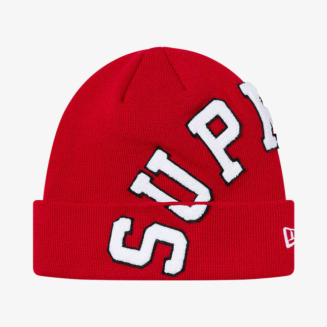 Supreme x New Era Beanie 'Big Arc' Red (FW20) - SOLE SERIOUSS (1)