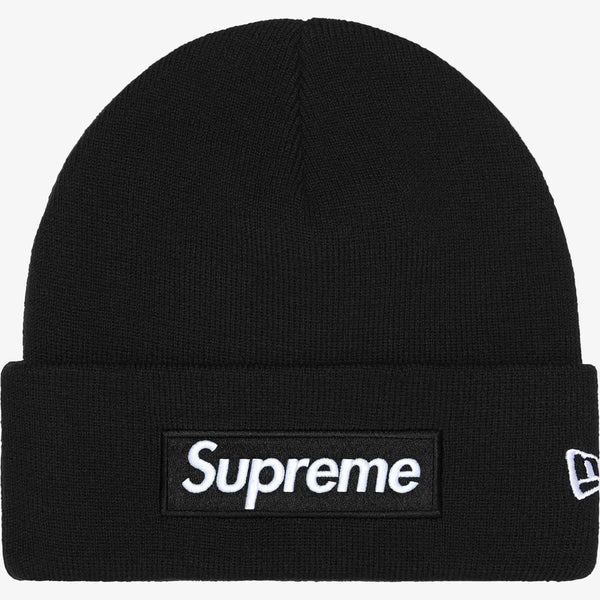 Supreme x New Era Beanie 'Box Logo' Black (FW25) – SOLE SERIOUSS