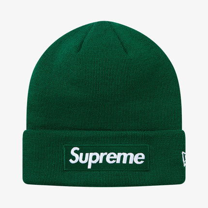 Supreme x New Era Beanie 'Box Logo' Dark Green (FW18) - SOLE SERIOUSS (1)