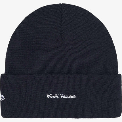Supreme x New Era Beanie 'Box Logo' Navy Blue (FW25) | SOLE SERIOUSS [2]
