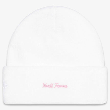 Supreme x New Era Beanie 'Box Logo' White / Pink (FW25) | SOLE SERIOUSS [2]
