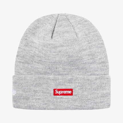 Supreme x New Era Beanie 'S Logo' Heather Grey (FW19) - SOLE SERIOUSS (2)