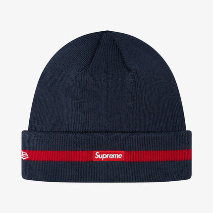 Supreme x New Era Beanie 'Sequin' Navy (FW20) - SOLE SERIOUSS (2)