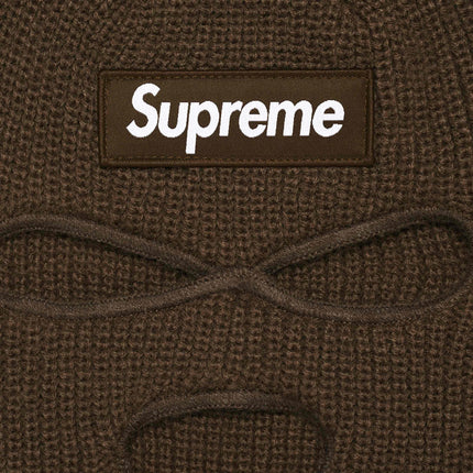 Supreme x New Era Box Logo Balaclava Brown (FW24) - SOLE SERIOUSS (2)