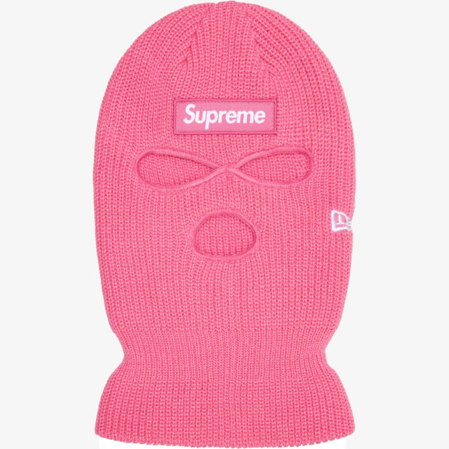 Supreme x New Era Box Logo Balaclava Pink (FW24) - SOLE SERIOUSS (1)