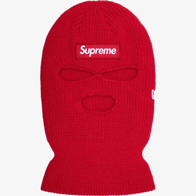 Supreme x New Era Box Logo Balaclava Red (FW24) - SOLE SERIOUSS (1)