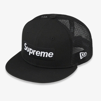 Supreme x New Era 'Box Logo' Mesh Back Fitted Hat Black (SS23) | SOLE SERIOUSS [1]