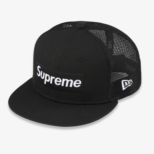 Supreme x New Era 'Box Logo' Mesh Back Fitted Hat Black (SS23) | SOLE SERIOUSS [1]