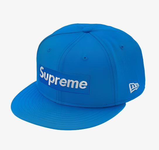 Supreme x New Era Fitted Hat '$1M Metallic Boc Logo' Light Blue (SS20) - SOLE SERIOUSS (1)