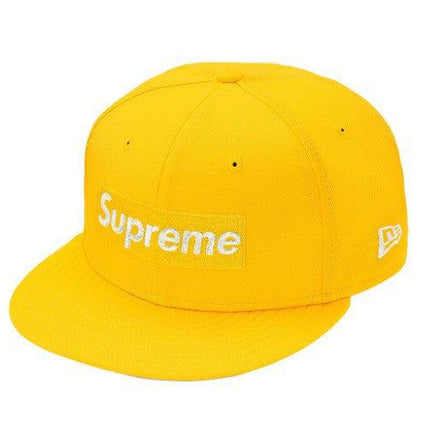 Supreme x New Era Fitted Hat '$1M Metallic Boc Logo' Yellow SS20 - SOLE SERIOUSS (1)